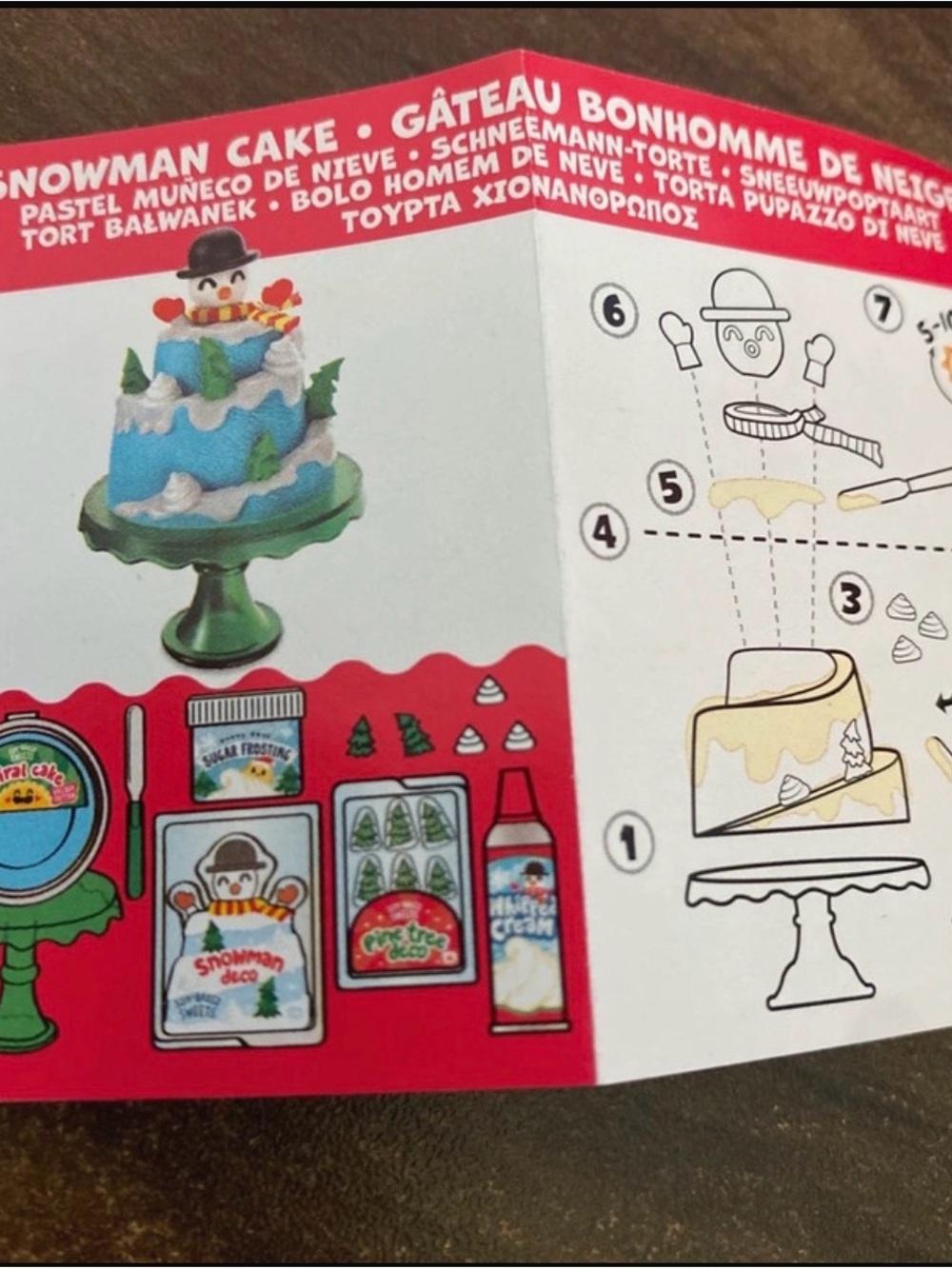 Snowman cake Miniverse holiday